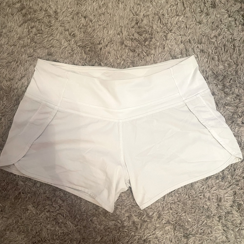 Lululemon speed up shorts size 4 mid rise